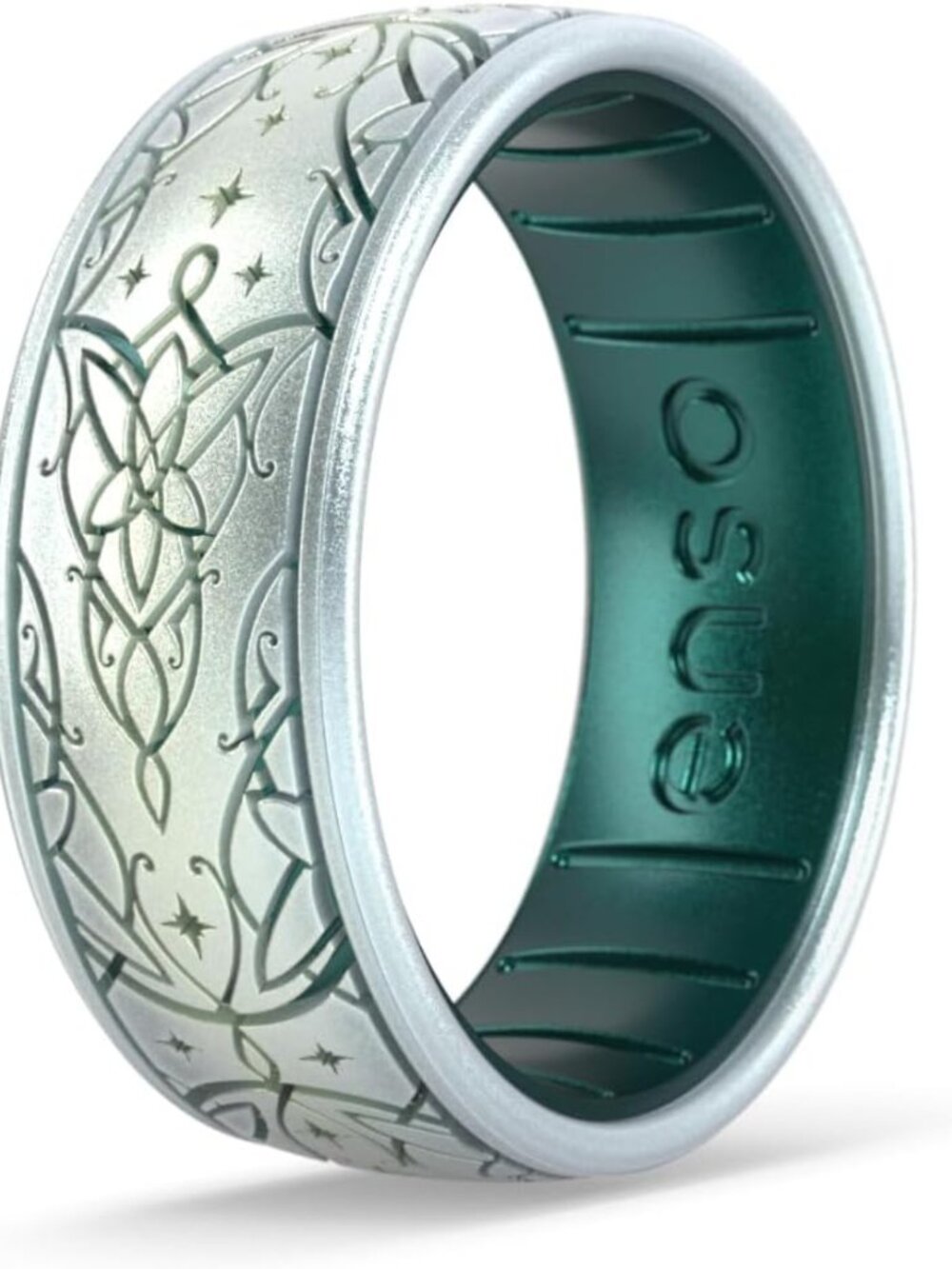 Comfortable DualTone Silicone Rings - Flexible Design Inspired by Fantasy